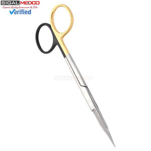 Tijeras Goldman Fox de 13 cm Rectas con Puntas de Carburo de Tungsteno, Tijeras Quirúrgicas y Dentales de Acero Inoxidable Afiladas - Product Image 4