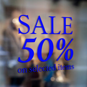 Vinilos Adhesivos Personalizados, Resistentes al Agua y a los Rayos UV, con Acabado Brillante Azul, para Señalización Festiva, Ventanas de Eventos, Identificación de Vehículos - Product Image 4