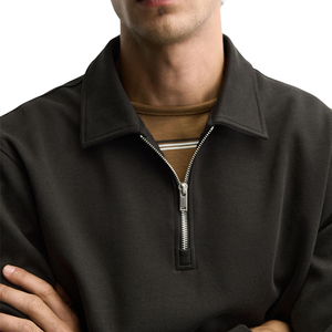 Sweat-shirt à capuche pour homme, coupe classique, couleur unie, tricoté, 100% coton, avec poche, respirant, séchage rapide, écologique, décontracté - Product Image 5