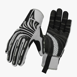 ถุงมือเซฟตี้อุตสาหกรรม ถุงมือหนังช่างป้องกันการสั่นสะเทือน ทนต่อแรงกระแทกและความร้อน ป้องกันการบาด - Product Image 6