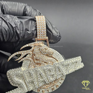 Colgante de Lujo con Logotipo de Caballo de los Denver Broncos, Estilo Hip Hop, Joyería de Moda - Product Image 4