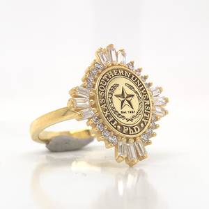 Anillo Escolar BOJ 085, Anillo Universitario y de Colegio, Anillo de Graduación para Mujer, Anillo Personalizado con Año de Graduación, Anillo en Oferta a Bajo Precio - Product Image 2