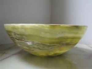 Bol de service écologique jaune, style européen, en résine, vaisselle pour la maison, l'hôtel et le restaurant, bol de service artisanal - Product Image 6