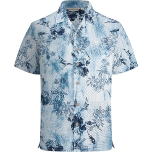 <b>Men</b>’s <b>Seersucker</b> Button Down <b>Shirt</b>, Short Sleeve Lightweight Summer Beach <b>Shirt</b> <b>for</b> Casual, Vacation, Resort, and Everyday Wear - Product Image 5