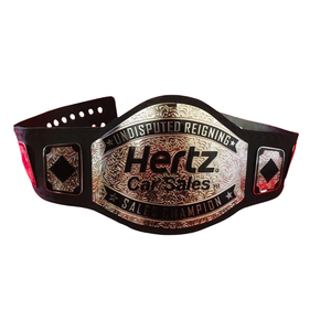 Cinturón de Lucha Libre Personalizado Hertz Car Sales Champion, Cinturón de Venta Personalizado de Alta Resistencia para Logradores - Product Image 5