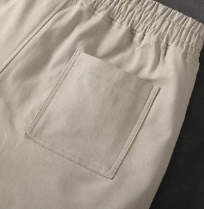 Pantalones Cortos Cargo Personalizados para Hombre, Pantalones Cortos de Verano para Playa, Algodón Casual, Cintura Elástica con Cordón, Transpirables, para Trabajo, Venta al Por Mayor - Product Image 3