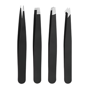 Pinzas de Cejas Profesionales de Acero Inoxidable de Alta Calidad, Ligeras, Ecológicas, Personalizables con Marca Privada para - Product Image 1
