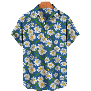 เสื้อเชิ้ตฮาวายลายกะโหลกพิมพ์ลายดิจิตอล 3 มิติ แบบลำลอง ไซส์ใหญ่พิเศษ สำหรับผู้ชาย ลายลูกปัดแบบใหม่ นำเข้าจากต่างประเทศ - Product Image 4