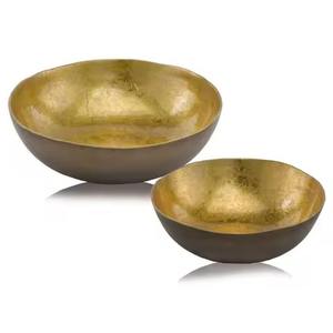 Bol de service en métal pour collations, bol à chocolat en acier inoxydable pour bonbons, fruits secs et snacks - Product Image 1