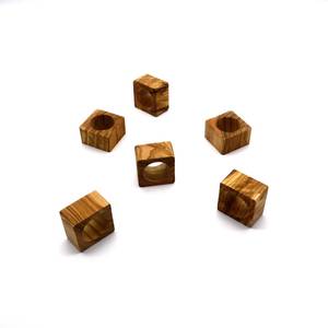 Anneaux de serviette modernes en résine écologique, décoration de table en osier, artisanat MS, taille personnalisée pour une expérience culinaire élégante et raffinée - Product Image 1