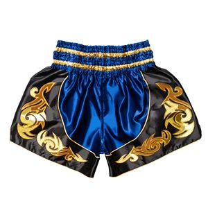 Pantalones Cortos de Muay Thai para Hombre, Satinados, con Estampado Vintage, Cintura Elástica, para Entrenamiento en Gimnasio, Kickboxing, Ligeros, Coloridos - Product Image 5