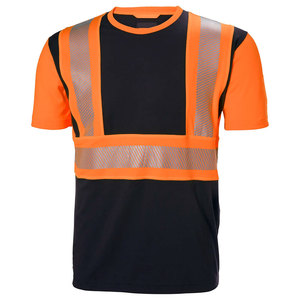 T-shirts de sécurité réfléchissants à manches courtes, design personnalisé, haute visibilité, vêtements de travail de construction, vêtements de travail de sécurité unisexes - Product Image 1