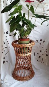 Luxury Vintage Tall Natural Cane Wedding <b>Vase</b> Handmade <b>Wicker</b> Floral Stand for Event Centerpiece and Home Reception Decoration - Product Image 4