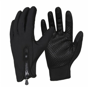 Gants d'équitation en cuir blancs à doigts entiers unisexes antidérapants pour usage extérieur estival avec fermeture à enfiler - Product Image 4