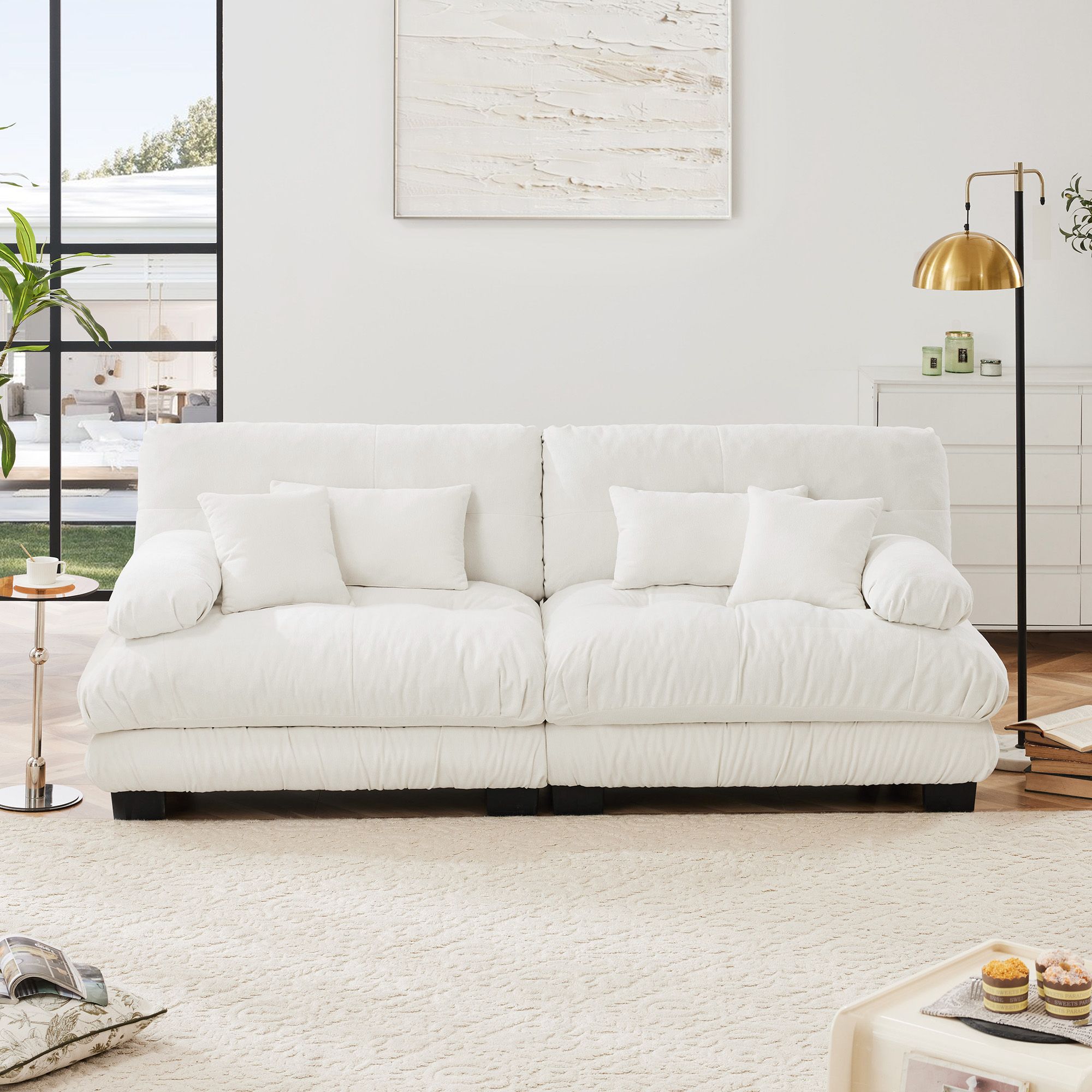Chenille White Color