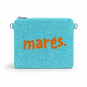 Pochette perlée pour cocktails, porte-monnaie menthe, mini portefeuille zippé tropical Happy Hour, accessoire d'été de boutique en gros - Product Image 6