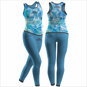 Ensembles de yoga pour femmes en polyester et élasthanne, nouvelle collection, impression personnalisée, vente chaude - Product Image 3