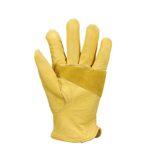 Heavy-Duty Touchscreen Fingertips Wholesale Mechanic Safety <b>Gloves</b> Flexible Goatskin Driver Oil Field Safety Work <b>Gloves</b> - Product Image 4