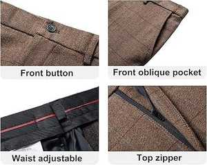 Pantalones de Vestir para Hombre, Transpirables, Nuevo Estilo OEM, Nuevo Diseño, Forro de Tela, Venta al Por Mayor, con Color, Talla y Logotipo Personalizados - Product Image 5