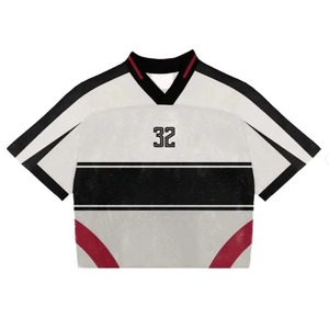 Maillots de football américain en gros pour fans, logo personnalisé, OEM, marque privée, transfert thermique, couleur personnalisée, fabricant d'équipements sportifs pour équipes - Product Image 2