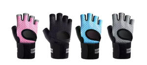Breathable Full Finger Non-Slip <b>Gym</b> Gloves Adjustable Wrist Strap Men Women Comfortable Fit Training Grip Lightweight Workout - Product Image 2