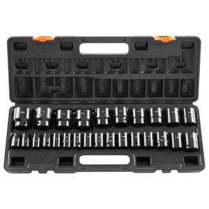 Set di 26 Chiavi a Bussola a Impatto da 1/2 Pollici, Poco Profonde, a 6 Punte, Costruzione Robusta, in CRV, Misura 19mm - Product Image 3