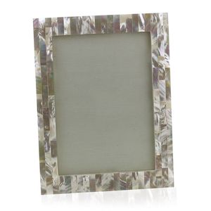 Handmade Mother Of Pearl <b>Picture</b> <b>Frame</b> <b>Vintage</b> Green Mosaic Shell Inlay Photo <b>Frame</b> For Tabletop Home Decor Bulk Wholesale - Product Image 2