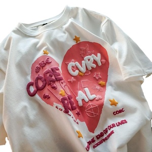 Customized Girls Plus Size Custom Graphic Streetwear T Shirt <b>White</b> Women's Cotton High Quality <b>Tee</b> Shirt - Product Image 6