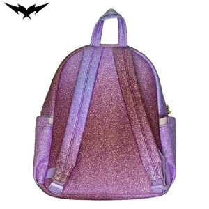 Mini sac à dos scolaire brillant imperméable pour enfants, sac à dos scolaire de haute qualité, sac de cheerleading tendance, logo d'équipe personnalisé, fermeture à glissière - Product Image 6
