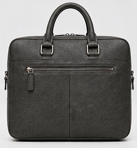 Gravs Sac messager classique en cuir véritable noir pour ordinateur portable de grande taille, souple, rétro, pour le bureau, le travail quotidien, imperméable - Product Image 5