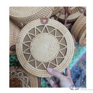 Bolso de Mano de Ratán Vintage, Ligero, de Gran Capacidad, Tejido, para Playa, Verano, Viajes, Compras, Moda, para Mujer - Product Image 1