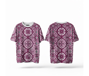เสื้อยืดแฟชั่นพิมพ์ลายเต็มตัวสำหรับใส่ลำลอง |   ผู้จัดจำหน่ายเสื้อผ้าออกกำลังกายแบบซับลิเมชั่น |   ไซส์ผู้ชาย ผู้หญิง และเยาวชน |   น้ำหนักเบา รวดเร็ว - Product Image 3