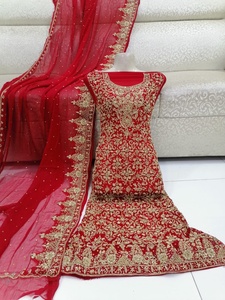 2022 diseñador pakistaní verano gasa mano trabajo Salwar Kameez colección de bodas traje para ocasiones especiales - Product Image 3