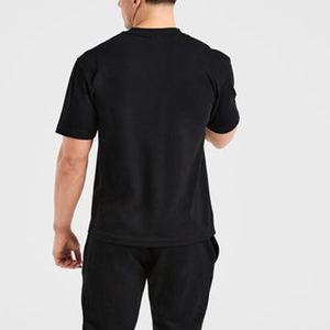 T-shirt imprimé pour homme, coupe ajustée, manches courtes, style streetwear, qualité supérieure, vente en gros, collection 2026 - Product Image 3