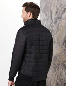 Chaqueta Acolchada Impermeable de Invierno para Hombre con Cuello Alto, Chaqueta de Burbujas Personalizada al por Mayor, Chaqueta Acolchada Personalizada para Exteriores - Product Image 2