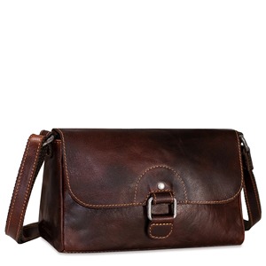 Bolso de Pecho de Cuero de Grano Completo Hecho a Mano de Primera Calidad para Mujer, Bandolera Marrón Vintage con Cierre de Hebilla para Viajes y Uso Diario - Product Image 6