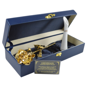 Rosa Real Bañada en Plata con Florero de Cerámica, Empaque en Caja de Cuero de Lujo, el Mejor Regalo de Graduación, Pascua, San Valentín, Estilo Natural - Product Image 2