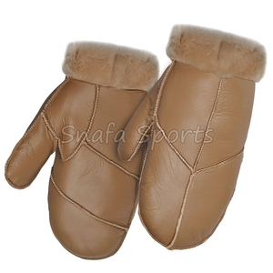 Gants de ski professionnels en cuir de chèvre, doux, durables et respirants, pour l'hiver et les activités de plein air, fournis directement par l'usine. - Product Image 3