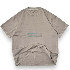 เสื้อยืดแขนสั้นทรงหลวมแบบยูนิเซ็กส์สำหรับผู้ชาย ผ้าคอตตอนหวี Airlume 100% ระบายอากาศได้ดี ไม่เป็นขุย น้ำหนัก 220 กรัม - Product Image 1