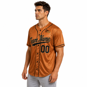 Maillot de sport souple conçu pour l'entraînement régulier et le jeu actif, offrant un confort flexible et une qualité durable pour les équipes de baseball. - Product Image 4