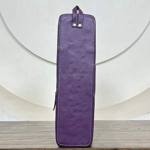 New Large Capacity 2026 Floral Hand Tooled Cowhide Leather Curling Iron & Hair Straightener <b>Case</b> Heat Resistant <b>Travel</b> Organizer - Product Image 5