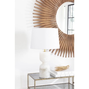 Modern Luxury Marble Accent <b>Lighting</b> Piece With Stylish Curved Structure And Contemporary Designer Presence - Product Image 6