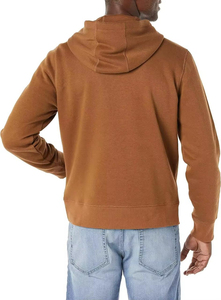 Sudadera con Capucha al por Mayor para Hombre, Sudadera Informal de Color Sólido, Sudadera con Capucha para Hombre, Transpirable, Corte Regular, Otoño, Marrón - Product Image 3