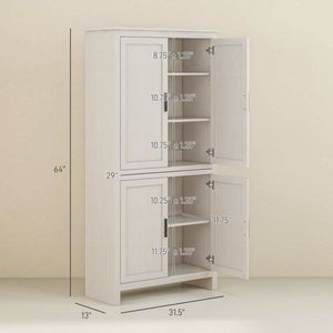 Armadio in Legno Massello e Alluminio con Finitura MDF, Durevole e Versatile - Product Image 2