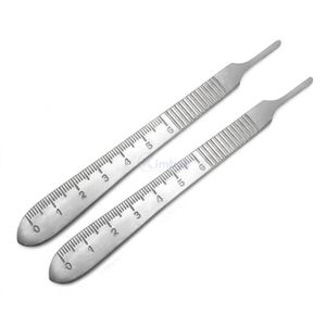 Cuchilla Quirúrgica de Precisión Fina con Mango de Acero Inoxidable, Portacuchillas Reutilizable, Instrumento Médico para Uso en Quirófano - Product Image 6