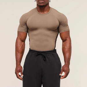 Camisetas de Gimnasio Transpirables para Hombre, Talla Personalizada, Material Ecológico de Secado Rápido, Spandex/Poliéster, Nuevo Stock - Product Image 3