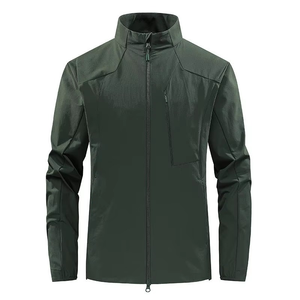Unisex <b>Reflective</b> Breathable Windproof Lightweight 100% Polyester <b>Cycling</b> <b>Jacket</b> for Running and Bike - Product Image 3