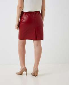 กระโปรงหนังแท้ 100% เอวสูง จีบพลีท สำหรับผู้หญิง สวมใส่สบายๆ ออกงานกลางแจ้ง หรืองานปาร์ตี้ ขายส่งเสื้อผ้าสตรี - Product Image 3