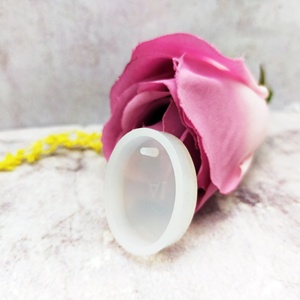 Personalizable DIY hecho a mano resina joyería hacer creativo facetado ovalado colgante lágrima gota collar poliresina sílice molde artesanal - Product Image 4