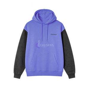 Vente flash : sweat à capuche unisexe surdimensionné en coton molletonné, personnalisable avec logo - Product Image 1